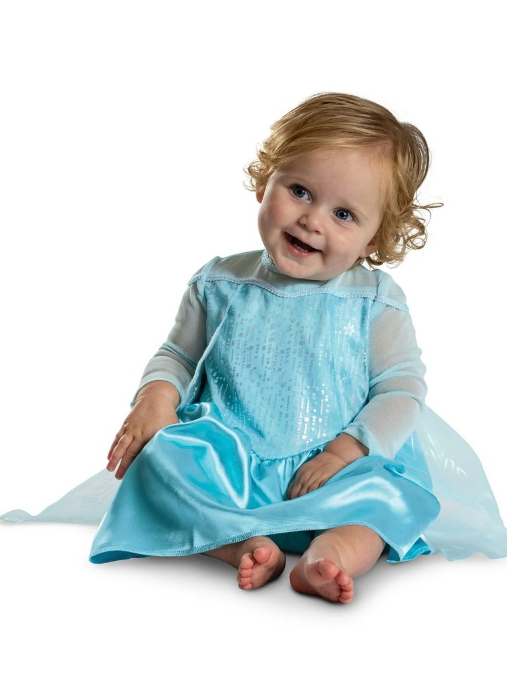 NEW Disney Frozen Elsa Halloween Costume for Infant Size 12-18M by Way To Celebr - Picture 3 of 9